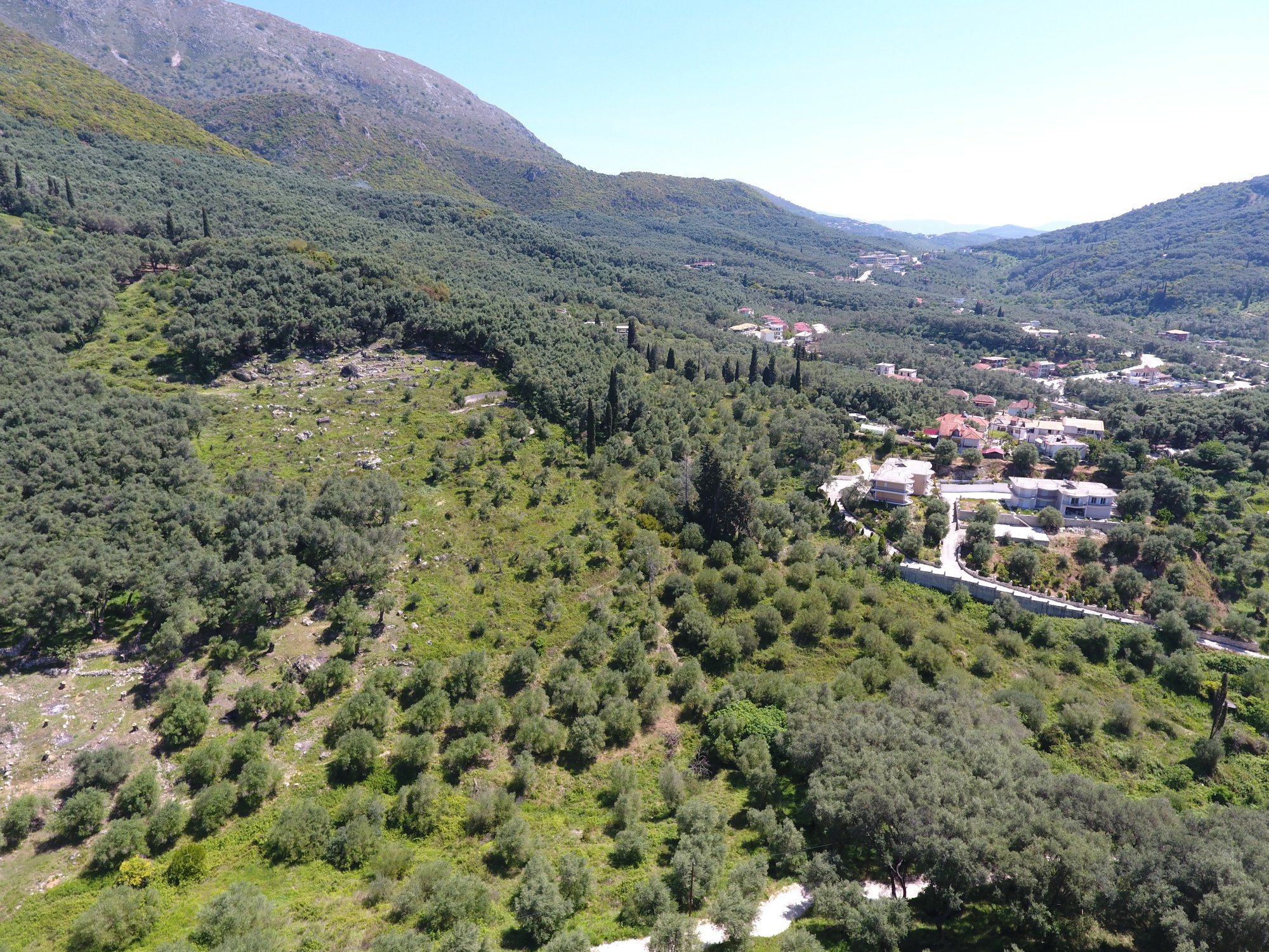 With sea views land at Parga