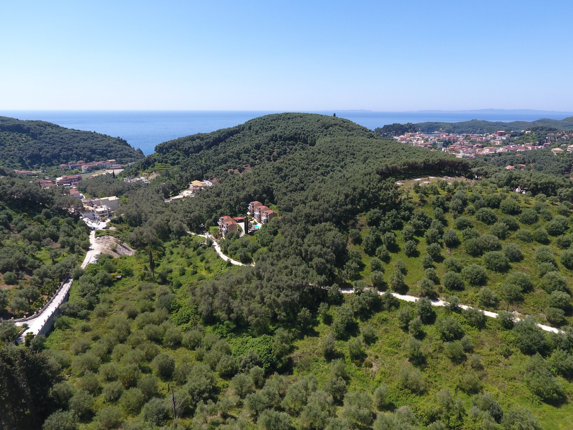 With sea views land at Parga