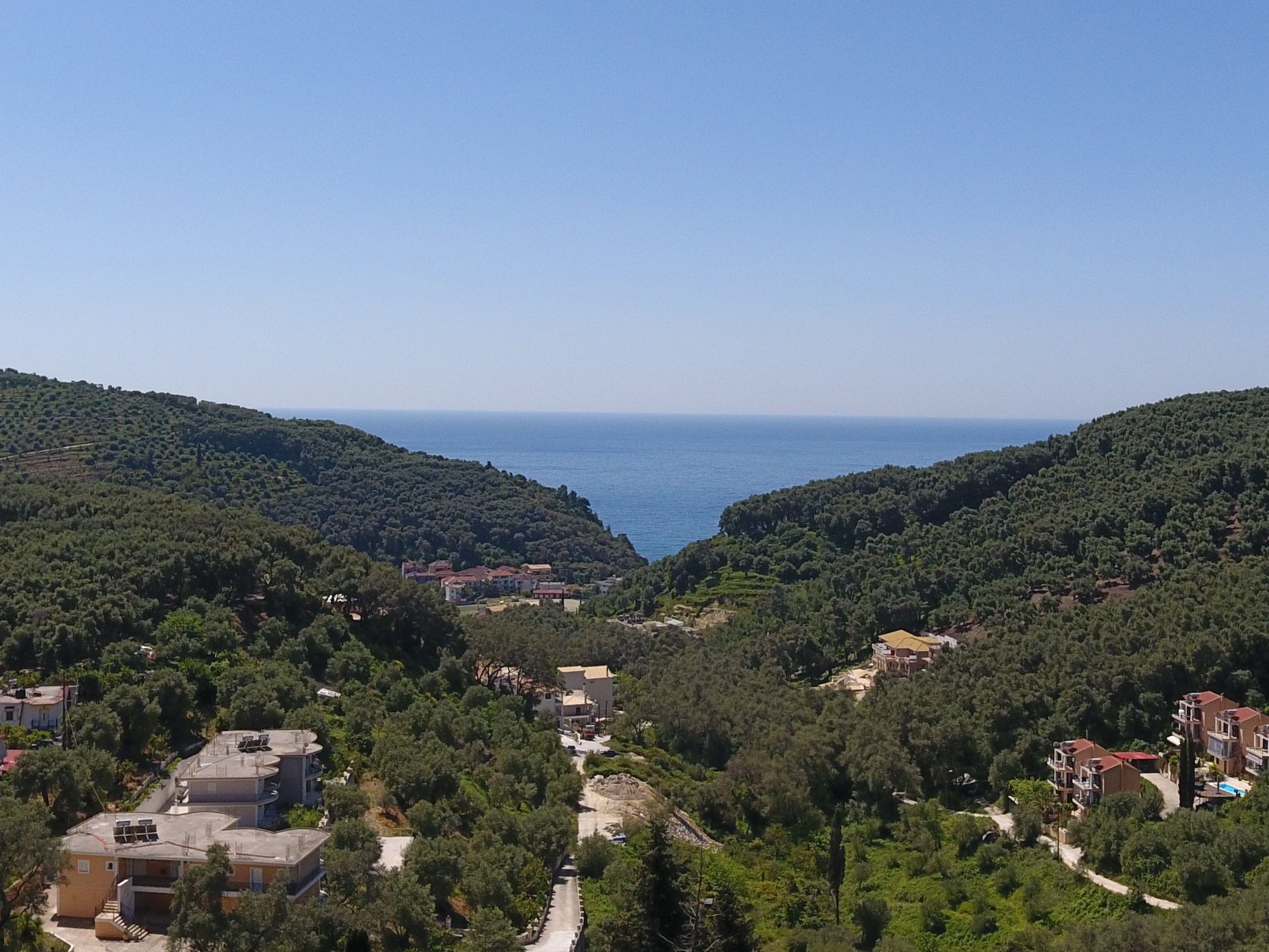 With sea views land at Parga