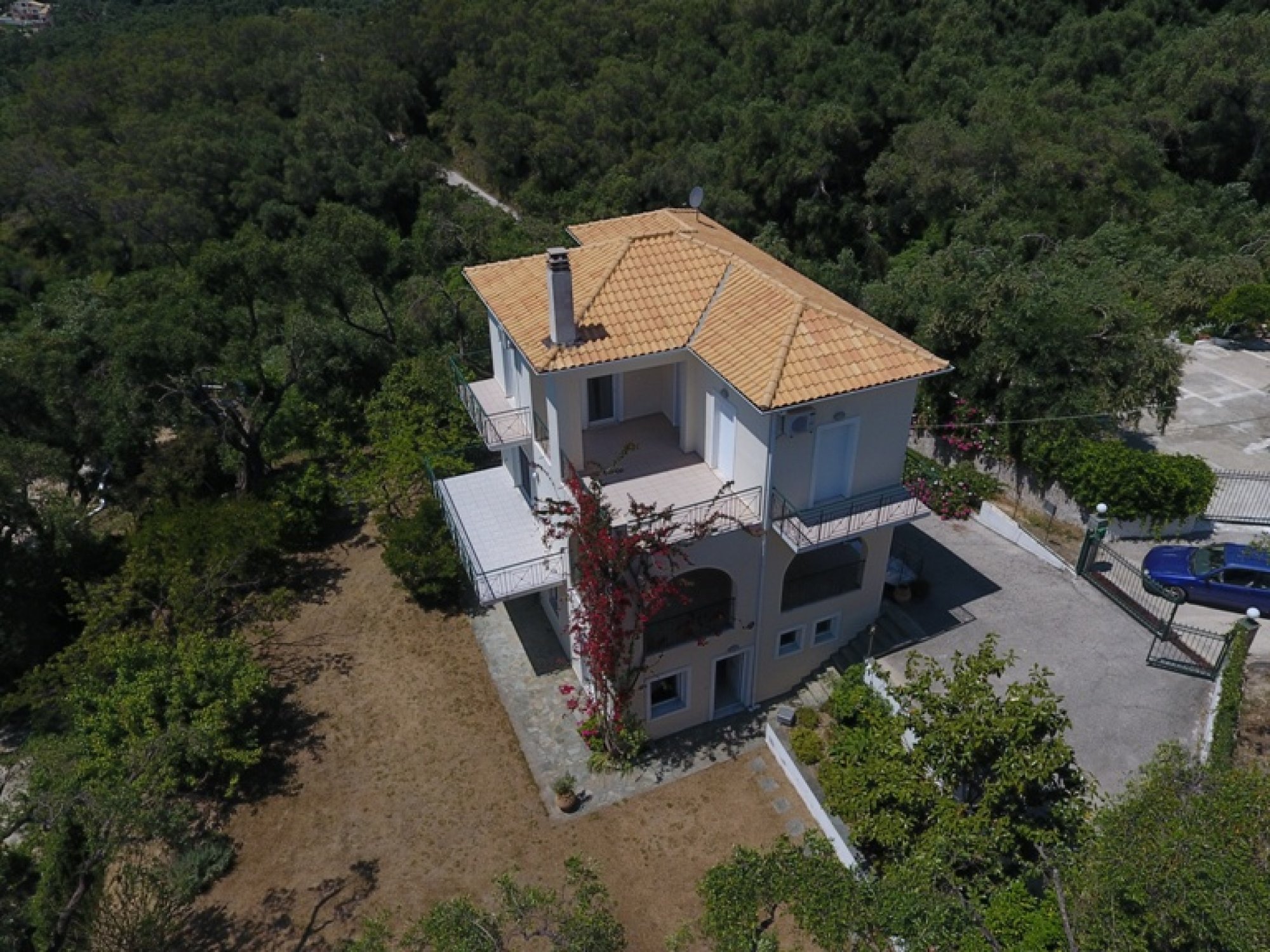 Charming villa on large land plot near Parga