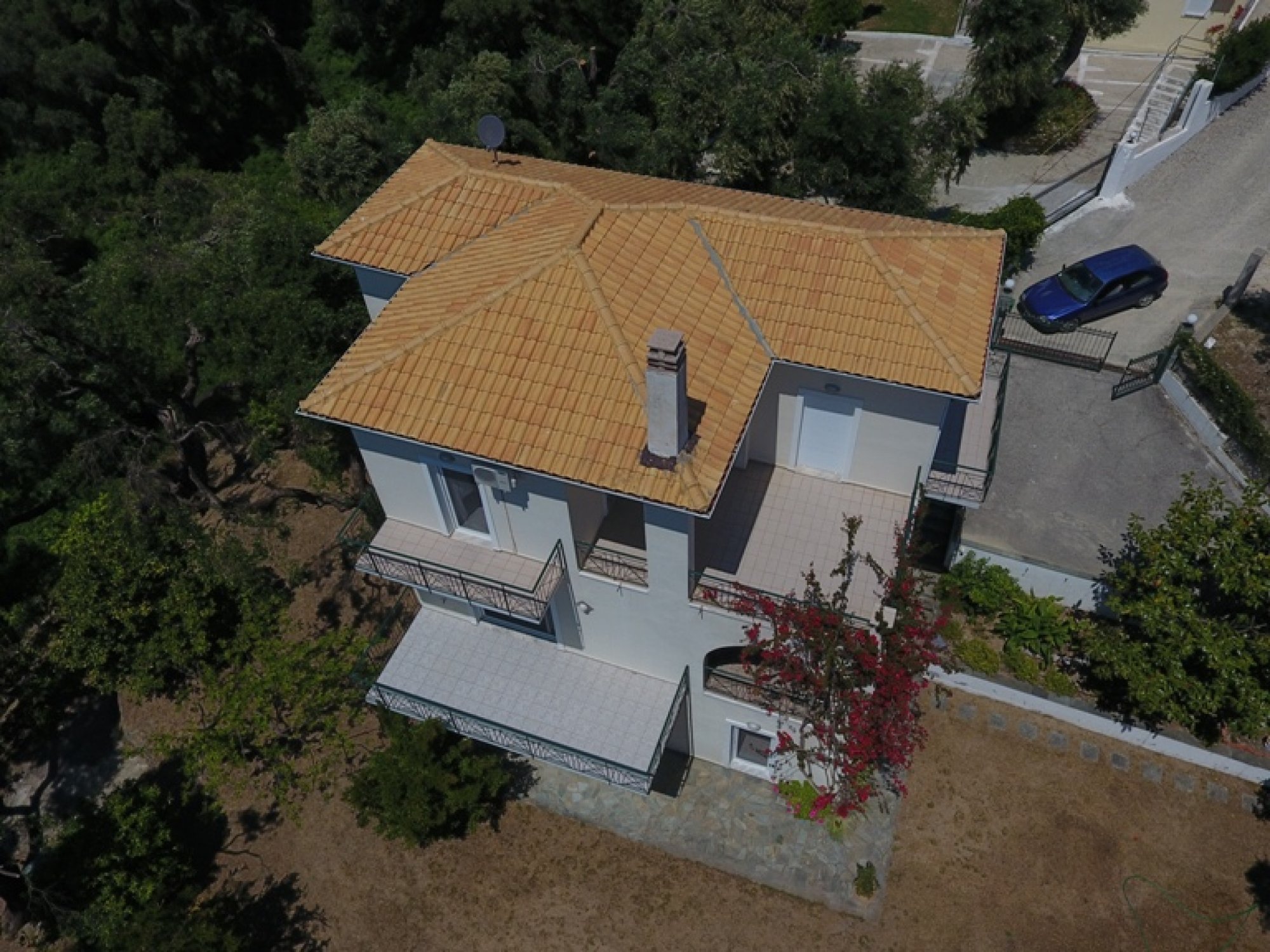 Charming villa on large land plot near Parga