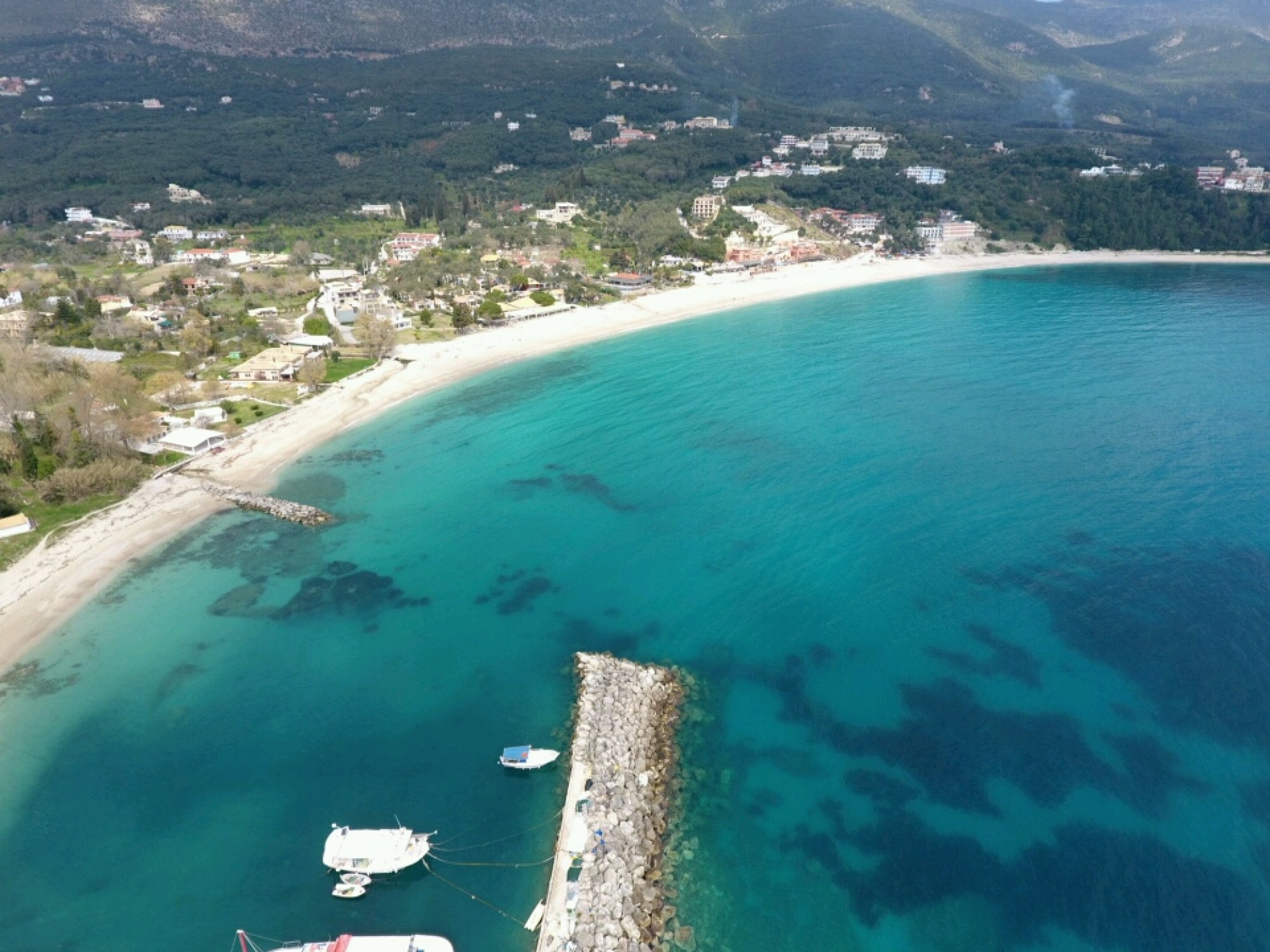 Valtos Beach Parga unique plot of land on the seafront