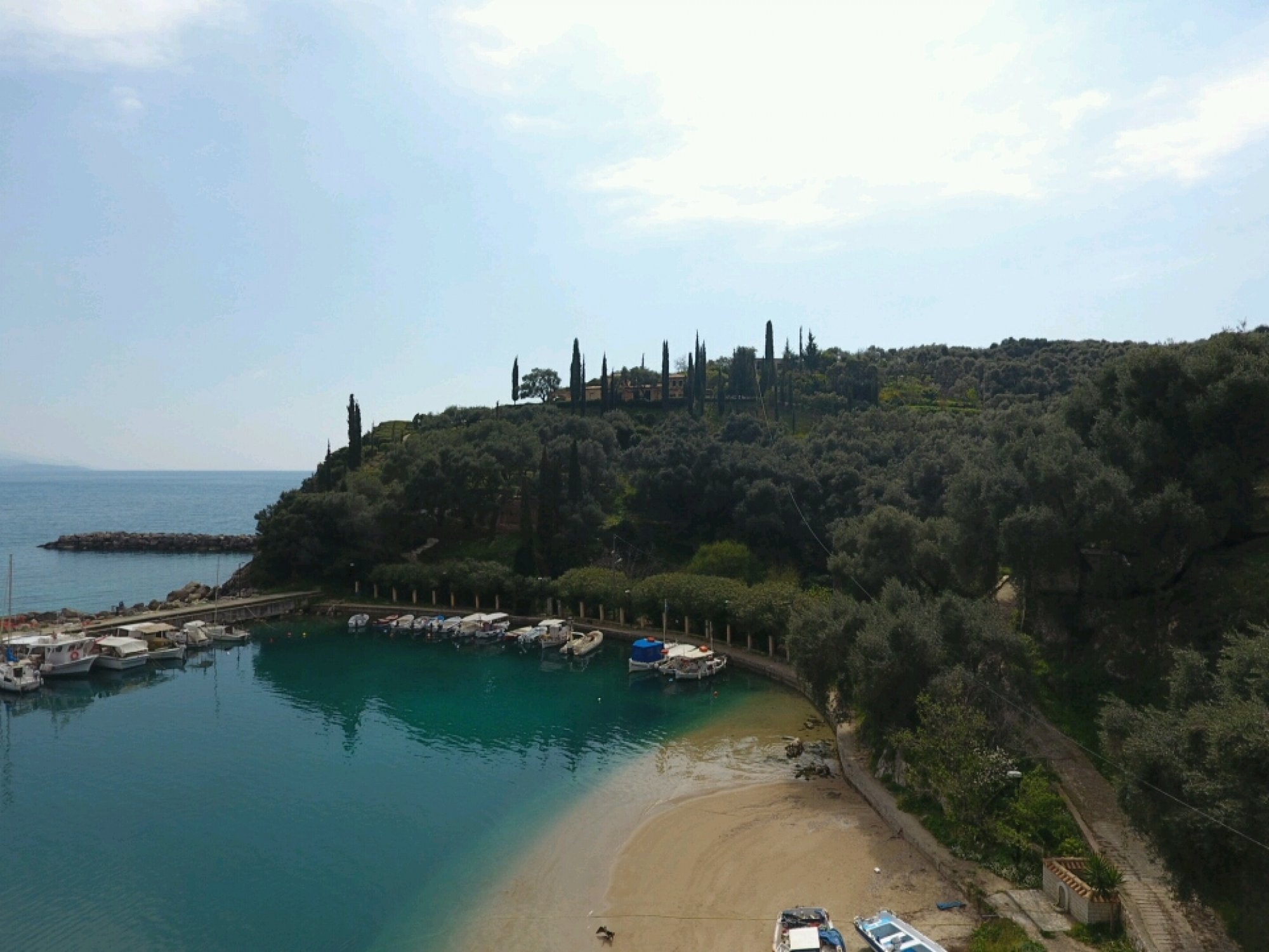 Valtos Beach Parga unique plot of land on the seafront