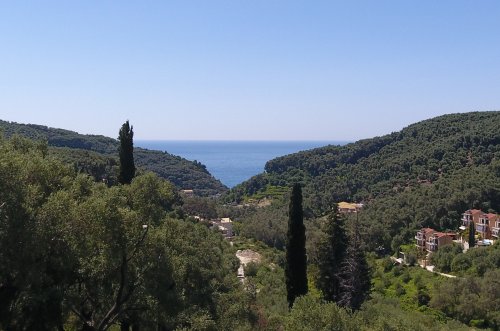 With sea views land at Parga