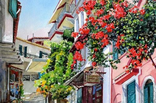 Apartment for sale ςιτη unique view of Parga and the island of Panagia